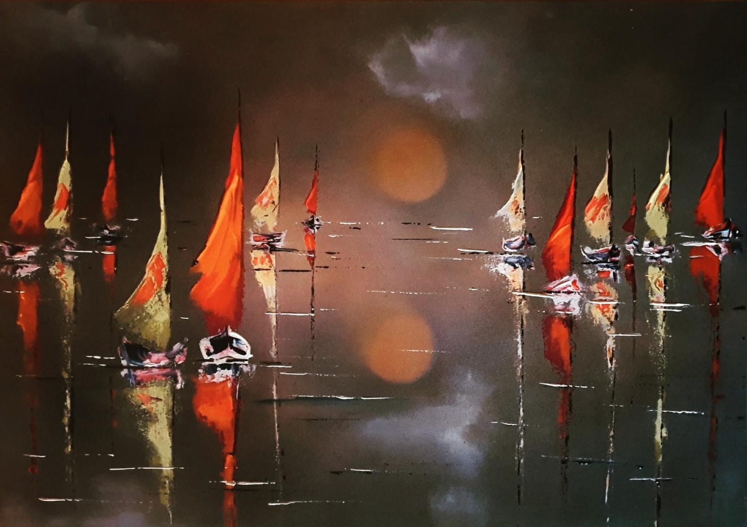 ArteDiAlina.com painting: mirror water